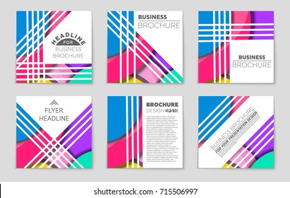 Abstract vector layout background set. For art template design, list, front page, mockup brochure theme style, banner, idea, cover, booklet, print, flyer, book, blank, card, ad, sign, sheet,, a4.