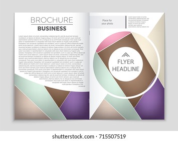 Abstract vector layout background set. For art template design, list, front page, mockup brochure theme style, banner, idea, cover, booklet, print, flyer, book, blank, card, ad, sign, sheet, a4