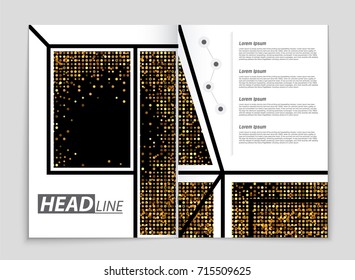 Abstract vector layout background set. For art template design, list, front page, mockup brochure theme style, banner, idea, cover, booklet, print, flyer, book, blank, card, ad, sign, sheet, a4
