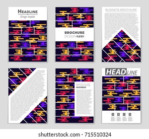 Abstract vector layout background set. For art template design, list, front page, mockup brochure theme style, banner, idea, cover, booklet, print, flyer, book, blank, card, ad, sign, sheet, a4.