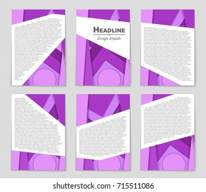 Abstract vector layout background set. For art template design, list, front page, mockup brochure theme style, banner, idea, cover, booklet, print, flyer, book, blank, card, ad, sign, sheet,, a4.