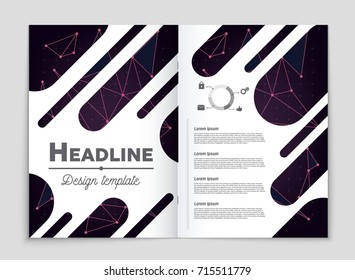 Abstract vector layout background set. For art template design, list, front page, mockup brochure theme style, banner, idea, cover, booklet, print, flyer, book, blank, card, ad, sign, sheet, a4.