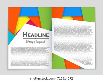 Abstract vector layout background set. For art template design, list, front page, mockup brochure theme style, banner, idea, cover, booklet, print, flyer, book, blank, card, ad, sign, sheet,, a4.