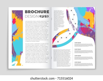 Abstract vector layout background set. For art template design, list, front page, mockup brochure theme style, banner, idea, cover, booklet, print, flyer, book, blank, card, ad, sign, sheet, a4