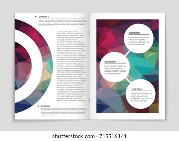 Abstract vector layout background set. For art template design, list, front page, mockup brochure theme style, banner, idea, cover, booklet, print, flyer, book, blank, card, ad, sign, sheet, a4