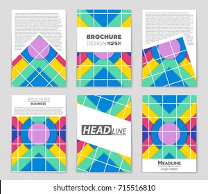 Abstract vector layout background set. For art template design, list, front page, mockup brochure theme style, banner, idea, cover, booklet, print, flyer, book, blank, card, ad, sign, sheet,, a4.