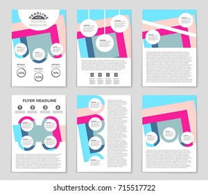 Abstract vector layout background set. For art template design, list, front page, mockup brochure theme style, banner, idea, cover, booklet, print, flyer, book, blank, card, ad, sign, sheet,, a4.