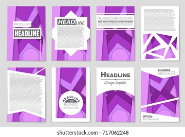 Abstract vector layout background set. For art template design, list, front page, mockup brochure theme style, banner, idea, cover, booklet, print, flyer, book, blank, card, ad, sign, sheet,, a4.