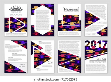 Abstract vector layout background set. For art template design, list, front page, mockup brochure theme style, banner, idea, cover, booklet, print, flyer, book, blank, card, ad, sign, sheet, a4.