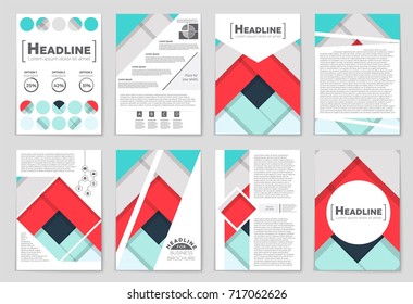 Abstract vector layout background set. For art template design, list, front page, mockup brochure theme style, banner, idea, cover, booklet, print, flyer, book, blank, card, ad, sign, sheet,, a4.