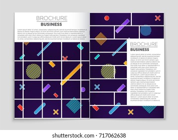 Abstract vector layout background set. For art template design, list, front page, mockup brochure theme style, banner, idea, cover, booklet, print, flyer, book, blank, card, ad, sign, sheet, a4.
