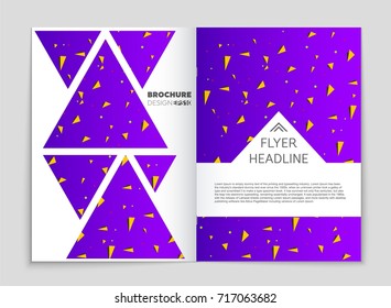 Abstract vector layout background set. For art template design, list, front page, mockup brochure theme style, banner, idea, cover, booklet, print, flyer, book, blank, card, ad, sign, sheet, a4