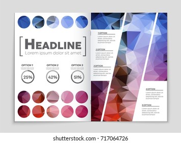 Abstract vector layout background set. For art template design, list, front page, mockup brochure theme style, banner, idea, cover, booklet, print, flyer, book, blank, card, ad, sign, sheet, a4
