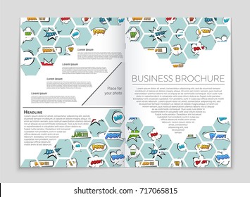 Abstract vector layout background set. For art template design, list, front page, mockup brochure theme style, banner, idea, cover, booklet, print, flyer, book, blank, card, ad, sign, sheet, a4.