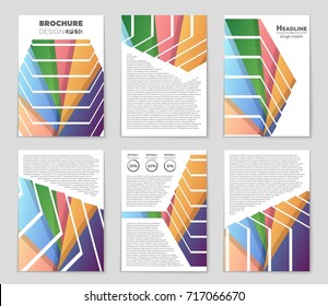 Abstract vector layout background set. For art template design, list, front page, mockup brochure theme style, banner, idea, cover, booklet, print, flyer, book, blank, card, ad, sign, sheet,, a4.