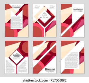 Abstract vector layout background set. For art template design, list, front page, mockup brochure theme style, banner, idea, cover, booklet, print, flyer, book, blank, card, ad, sign, sheet,, a4.