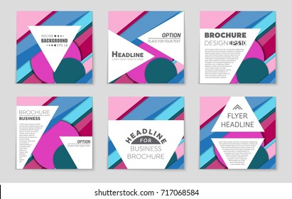 Abstract vector layout background set. For art template design, list, front page, mockup brochure theme style, banner, idea, cover, booklet, print, flyer, book, blank, card, ad, sign, sheet,, a4.