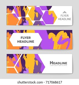 Abstract vector layout background set. For art template design, list, front page, mockup brochure theme style, banner, idea, cover, booklet, print, flyer, book, blank, card, ad, sign, sheet, a4