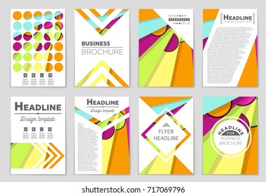 Abstract vector layout background set. For art template design, list, front page, mockup brochure theme style, banner, idea, cover, booklet, print, flyer, book, blank, card, ad, sign, sheet,, a4.