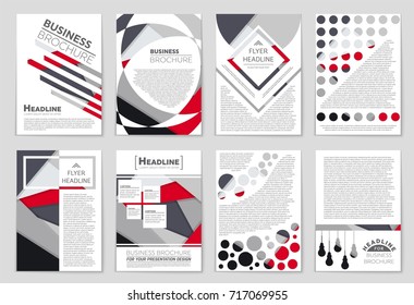 Abstract vector layout background set. For art template design, list, front page, mockup brochure theme style, banner, idea, cover, booklet, print, flyer, book, blank, card, ad, sign, sheet,, a4.