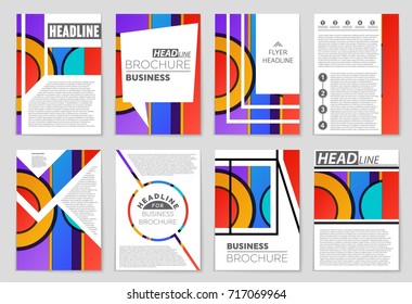 Abstract vector layout background set. For art template design, list, front page, mockup brochure theme style, banner, idea, cover, booklet, print, flyer, book, blank, card, ad, sign, sheet,, a4.