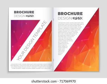 Abstract vector layout background set. For art template design, list, front page, mockup brochure theme style, banner, idea, cover, booklet, print, flyer, book, blank, card, ad, sign, sheet, a4