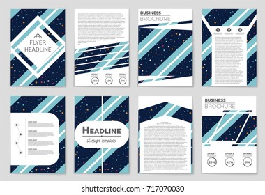 Abstract vector layout background set. For art template design, list, front page, mockup brochure theme style, banner, idea, cover, booklet, print, flyer, book, blank, card, ad, sign, sheet, a4