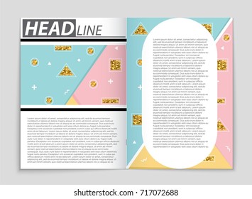 Abstract vector layout background set. For art template design, list, front page, mockup brochure theme style, banner, idea, cover, booklet, print, flyer, book, blank, card, ad, sign, sheet, a4