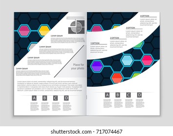 Abstract vector layout background set. For art template design, list, front page, mockup brochure theme style, banner, idea, cover, booklet, print, flyer, book, blank, card, ad, sign, sheet, a4.