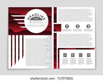 Abstract vector layout background set. For art template design, list, front page, mockup brochure theme style, banner, idea, cover, booklet, print, flyer, book, blank, card, ad, sign, sheet, a4.