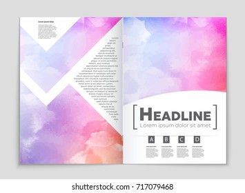 Abstract vector layout background set. For art template design, list, front page, mockup brochure theme style, banner, idea, cover, booklet, print, flyer, book, blank, card, ad, sign, sheet, a4