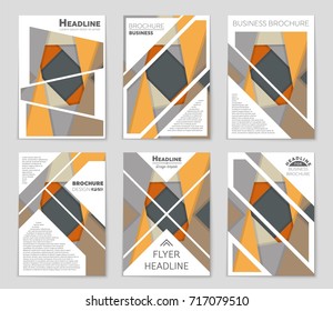 Abstract vector layout background set. For art template design, list, front page, mockup brochure theme style, banner, idea, cover, booklet, print, flyer, book, blank, card, ad, sign, sheet,, a4.