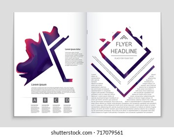Abstract vector layout background set. For art template design, list, front page, mockup brochure theme style, banner, idea, cover, booklet, print, flyer, book, blank, card, ad, sign, sheet, a4