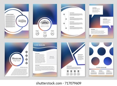 Abstract vector layout background set. For art template design, list, front page, mockup brochure theme style, banner, idea, cover, booklet, print, flyer, book, blank, card, ad, sign, sheet,, a4.