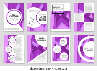 Abstract vector layout background set. For art template design, list, front page, mockup brochure theme style, banner, idea, cover, booklet, print, flyer, book, blank, card, ad, sign, sheet,, a4.