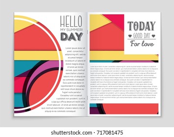 Abstract vector layout background set. For art template design, list, front page, mockup brochure theme style, banner, idea, cover, booklet, print, flyer, book, blank, card, ad, sign, sheet,, a4.