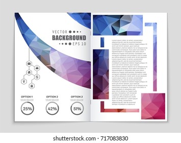 Abstract vector layout background set. For art template design, list, front page, mockup brochure theme style, banner, idea, cover, booklet, print, flyer, book, blank, card, ad, sign, sheet, a4