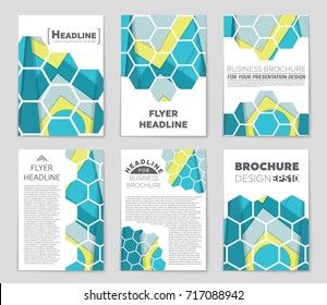 Abstract vector layout background set. For art template design, list, front page, mockup brochure theme style, banner, idea, cover, booklet, print, flyer, book, blank, card, ad, sign, sheet,, a4.