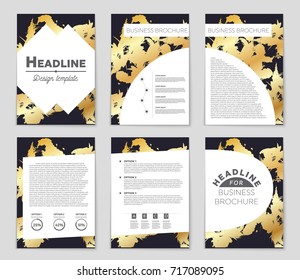 Abstract vector layout background set. For art template design, list, front page, mockup brochure theme style, banner, idea, cover, booklet, print, flyer, book, blank, card, ad, sign, sheet, a4.