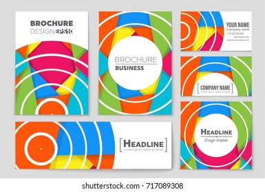 Abstract vector layout background set. For art template design, list, front page, mockup brochure theme style, banner, idea, cover, booklet, print, flyer, book, blank, card, ad, sign, sheet,, a4.