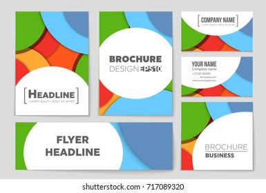 Abstract vector layout background set. For art template design, list, front page, mockup brochure theme style, banner, idea, cover, booklet, print, flyer, book, blank, card, ad, sign, sheet,, a4.