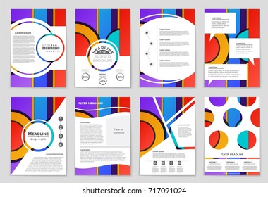 Abstract vector layout background set. For art template design, list, front page, mockup brochure theme style, banner, idea, cover, booklet, print, flyer, book, blank, card, ad, sign, sheet,, a4.