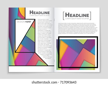 Abstract vector layout background set. For art template design, list, front page, mockup brochure theme style, banner, idea, cover, booklet, print, flyer, book, blank, card, ad, sign, sheet,, a4.
