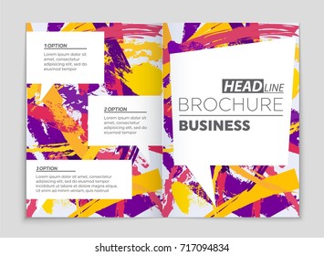 Abstract vector layout background set. For art template design, list, front page, mockup brochure theme style, banner, idea, cover, booklet, print, flyer, book, blank, card, ad, sign, sheet, a4