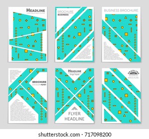 Abstract vector layout background set. For art template design, list, front page, mockup brochure theme style, banner, idea, cover, booklet, print, flyer, book, blank, card, ad, sign, sheet, a4.