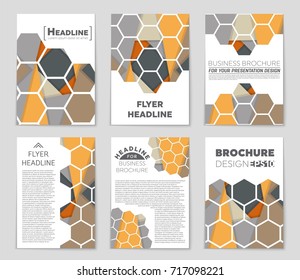 Abstract vector layout background set. For art template design, list, front page, mockup brochure theme style, banner, idea, cover, booklet, print, flyer, book, blank, card, ad, sign, sheet,, a4.