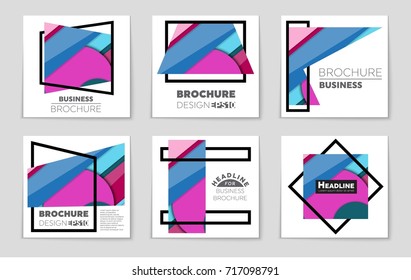 Abstract vector layout background set. For art template design, list, front page, mockup brochure theme style, banner, idea, cover, booklet, print, flyer, book, blank, card, ad, sign, sheet,, a4.