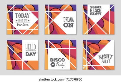 Abstract vector layout background set. For art template design, list, front page, mockup brochure theme style, banner, idea, cover, booklet, print, flyer, book, blank, card, ad, sign, sheet,, a4.