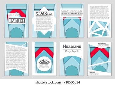 Abstract vector layout background set. For art template design, list, front page, mockup brochure theme style, banner, idea, cover, booklet, print, flyer, book, blank, card, ad, sign, sheet,, a4.