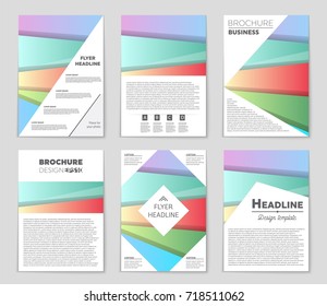 Abstract vector layout background set. For art template design, list, front page, mockup brochure theme style, banner, idea, cover, booklet, print, flyer, book, blank, card, ad, sign, sheet,, a4.